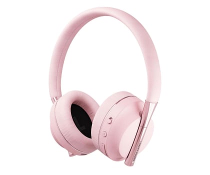 Słuchawki bezprzewodowe Happy Plugs Play bezprzewodowe słuchawki nauszne pink gold